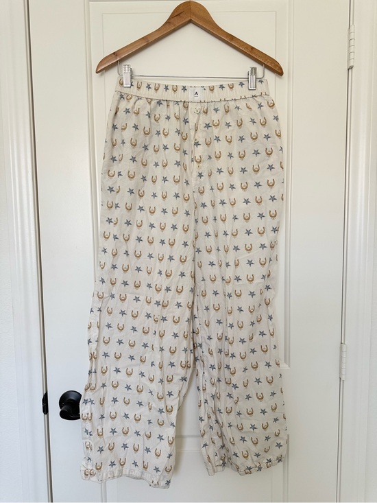 Anthropologie Other - Anthropologie The Wren Boxer Pants Cream Horseshoe Star Pajama Lounge PJs Size M